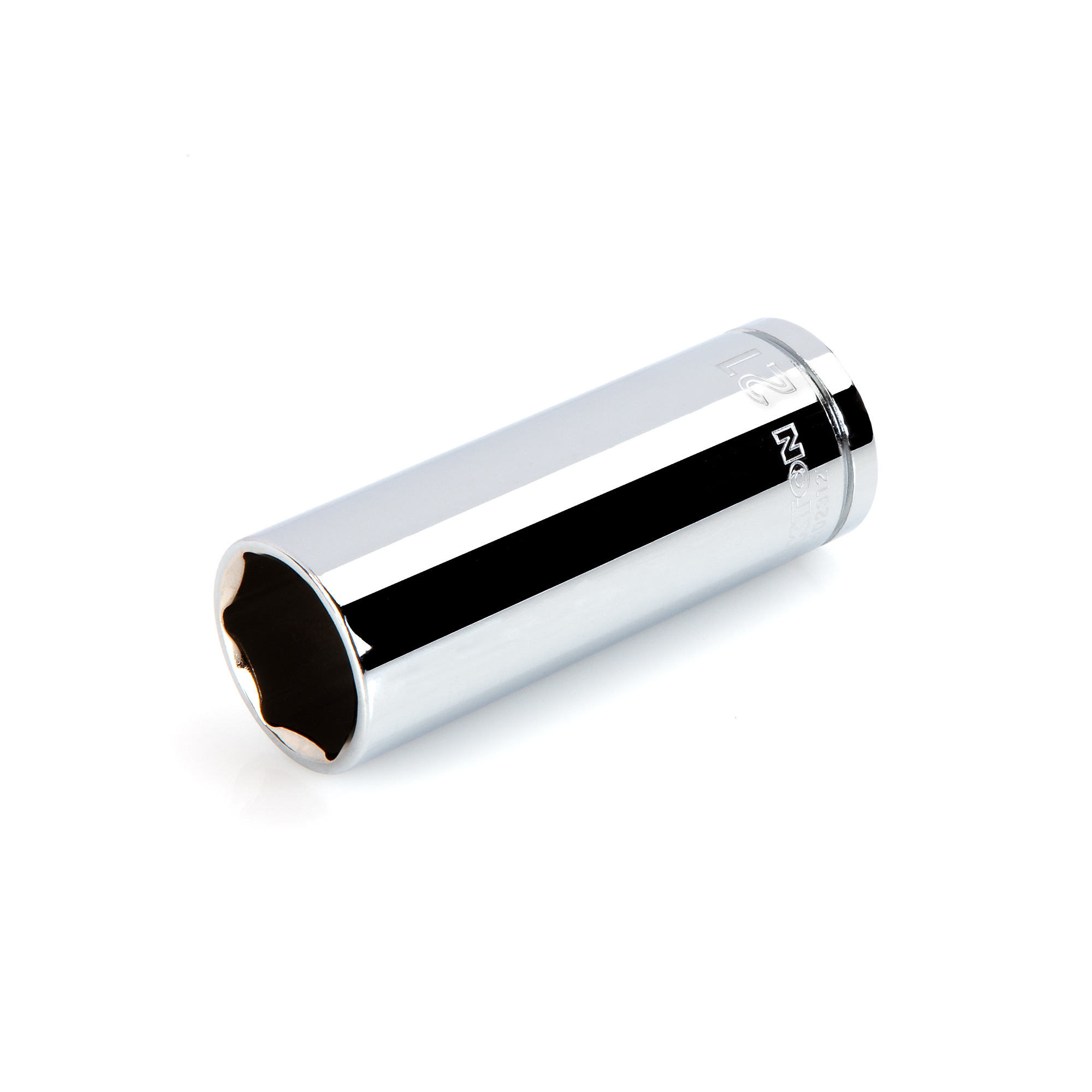 TEKTON 1/2 Inch Drive x 21 mm Deep 6-Point Socket | SHD23121